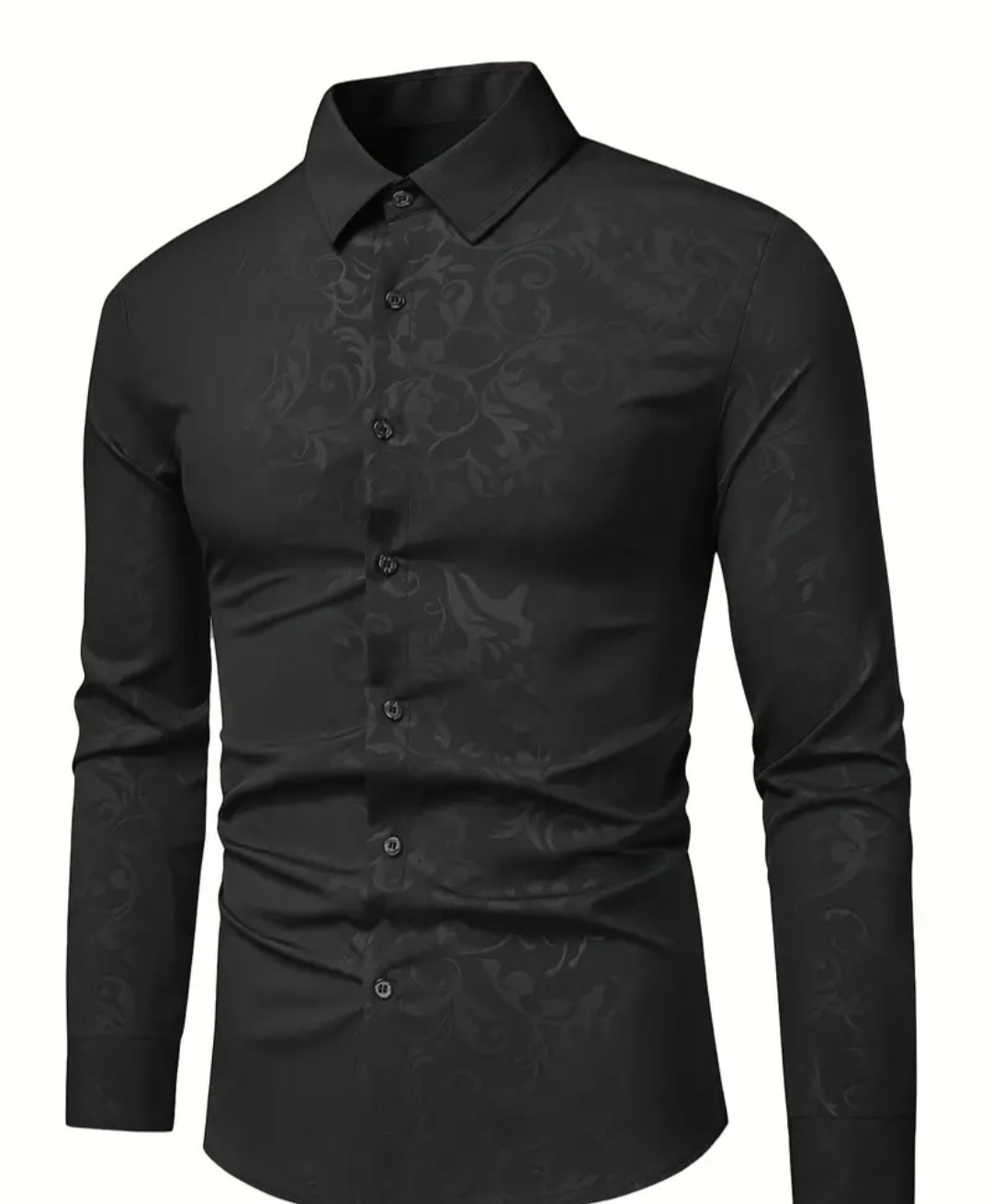 Creative Print Fashionable And Simple Men's Long Sleeve Casual Lapel Simple Shirt, Trendy And Versatile, Suitable For Dates, For Summer Spring Fall